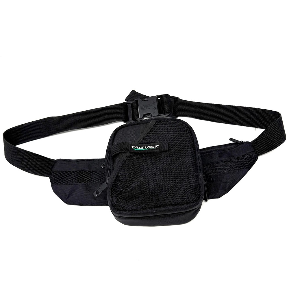 Case Logic CD DVD Waist Bag Fanny Pack‎ Black Hip Pack Zipper